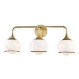 Reese Bath and Vanity Light - Aged Brass