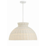 Reese Pendant 22'' Matte White