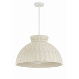 Reese Pendant 22'' Matte White
