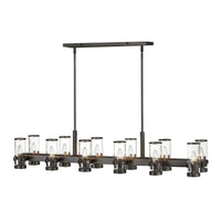 Reeve Medium Twelve Light Linear - Black Oxide - by Hinkley
