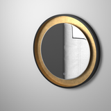 Reflections Metallic Mirror Oil Rubbed Bronze Gold Leaf By Artcraft Side View