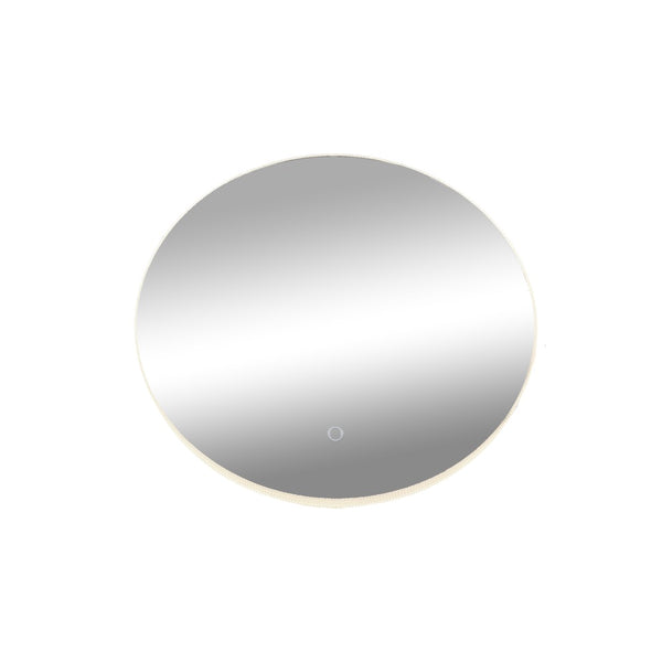 Reflections Round Crystal LED Mirror By Artcraft