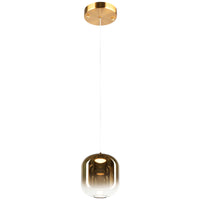 Refrax Pendant Light Aged Gold Brass Small By Matteo