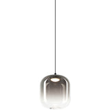 Refrax Pendant Light Matte Black Small By Matteo - Front View