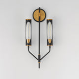 Regent Wall Sconce Black / Antique Brass by Maxim Lighting