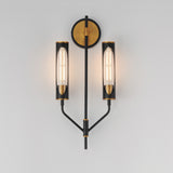 Regent Wall Sconce Black / Antique Brass by Maxim Lighting