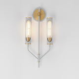 Regent Wall Sconce Light French Gray / Natural Aged Brass by Maxim Lighting