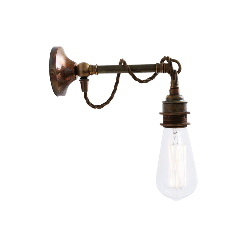Rehau Wall Light - Antique Brass
