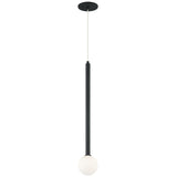 Reigndrop Pendant Light Matte Black By Matteo  - Front View1