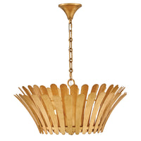 Reina Medium Tapered Chandelier - Distressed Brass - by Hinkley