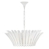 Reina Medium Tapered Chandelier - Textured Plaster - by Hinkley