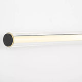 Reiya Round Vanity Light Large Nightshade Black By Visual Comfort Detailed View 1