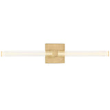 Reiya Square Vanity Light Small Hand Rubbed Antique Brass By Visual Comfort Main View 2