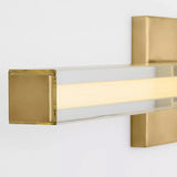 Reiya Square Vanity Light Small Hand Rubbed Antique Brass By Visual Detailed View 2