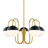 Renee Chandelier - Aged Brass