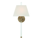 Renee Sconce 10'' Aged Brass
