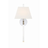 Renee Sconce 10'' Polished Nickel