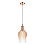 Renity Pendant 7 Inch Aged Gold Brass