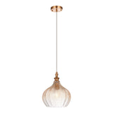 Renity Pendant 9 Inch Aged Gold Brass