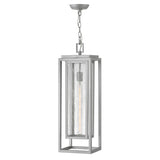 Republic Hanging Lantern - Satin Nickel