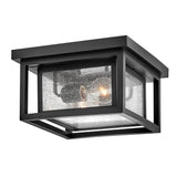Republic Small Flush Mount - Black - by Hinkley