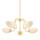 Reva Chandelier - Aged Brass