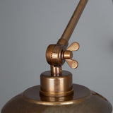 Reznor Adjustable Poster Light - Antique Brass
