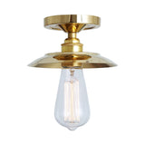 Reznor Flush Mount - Polished Brass
