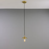 Reznor Pendant - Satin Brass