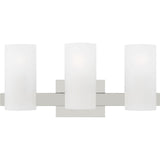 Rhode Vanity Light — 19 5/8", Etched, Chrome