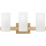 Rhode Vanity Light — 19 5/8", Etched, Satin Brass
