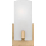 Rhode Vanity Light — 4 7/8", Etched, Satin Brass