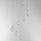 Rhythm 9-Light LED Pendant by ET2 - Gold