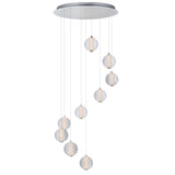 Rhythm 9-Light LED Pendant by ET2 - Polished Chrome