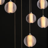 Rhythm 9-Light LED Pendant by ET2 - Polished Chrome