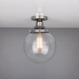 Riad Globe Ceiling Light - Antique Silver