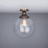 Riad Globe Ceiling Light - Antique Brass