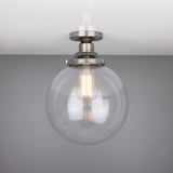 Riad Globe Ceiling Light - Antique Silver
