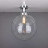 Riad Globe Ceiling Light - Polished Chrome