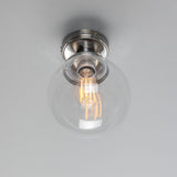 Riad Globe Ceiling Light Satin_Chrome