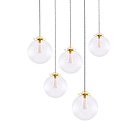 Riad Globe Cluster - Polished Brass