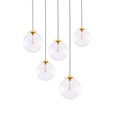 Riad Globe Cluster - Polished Brass