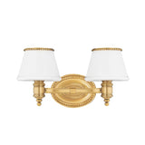 Richmond Bath and Vanity Light - 2-Light - Flemish Brass by Hudson Valley