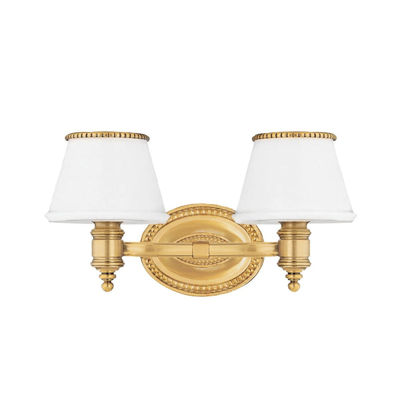 Richmond Bath and Vanity Light - 2-Light - Flemish Brass by Hudson Valley