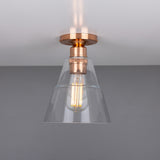Rigale Flush Mount - Polished Copper