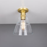 Rigale Flush Mount - Satin Brass