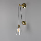 Rigale Pulley Wall Light - Polished Brass