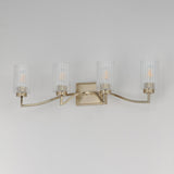Rigata Bath Vanity Light Satin Champagne by Maxim Lighting