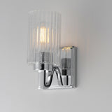 Rigata Wall Sconce Vanity Light Polished Nickel by Maxim Lighting