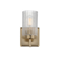 Rigata Wall Sconce Vanity Light Satin Champagne by Maxim Lighting